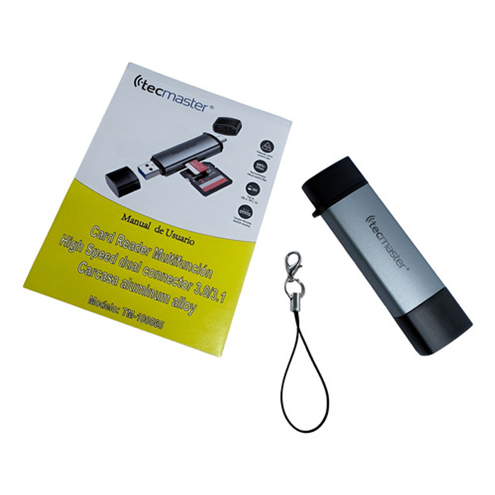 Lector Fast Speed Card Reader 3.0 - 3-1 Interface Gris
