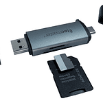 Lector Fast Speed Card Reader 3.0 - 3-1 Interface Gris