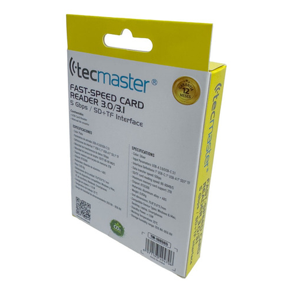 Lector Fast Speed Card Reader 3.0 - 3-1 Interface Gris