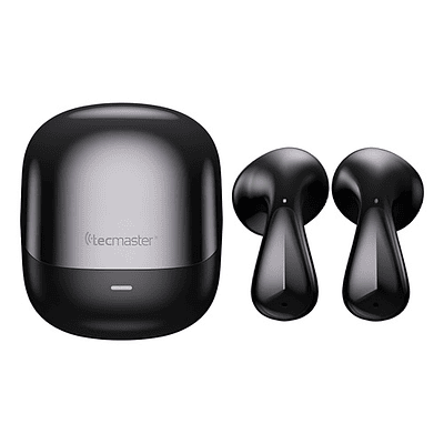 Audifonos Bluetooth Tecmaster Tm-300530 Smart Touch Ipx4 Negro