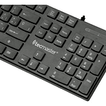Teclado Básico Tecmaster Cableado Usb Negro Tm-100513 Idioma Español España