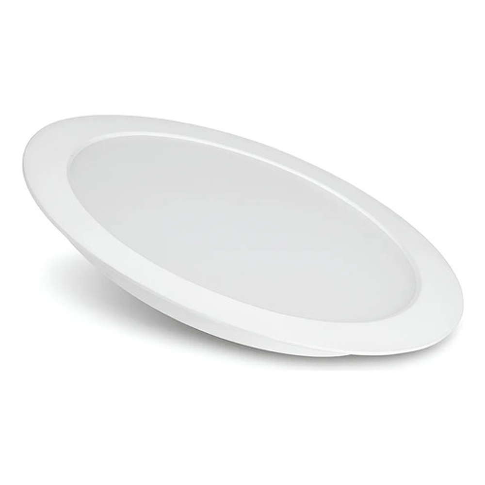 Plafón Led Embutido Circular 18w Logic 6500k 1440lm