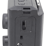 Radio Solar Recargable Tecnolab Tl636 Usb/sd Color Negro