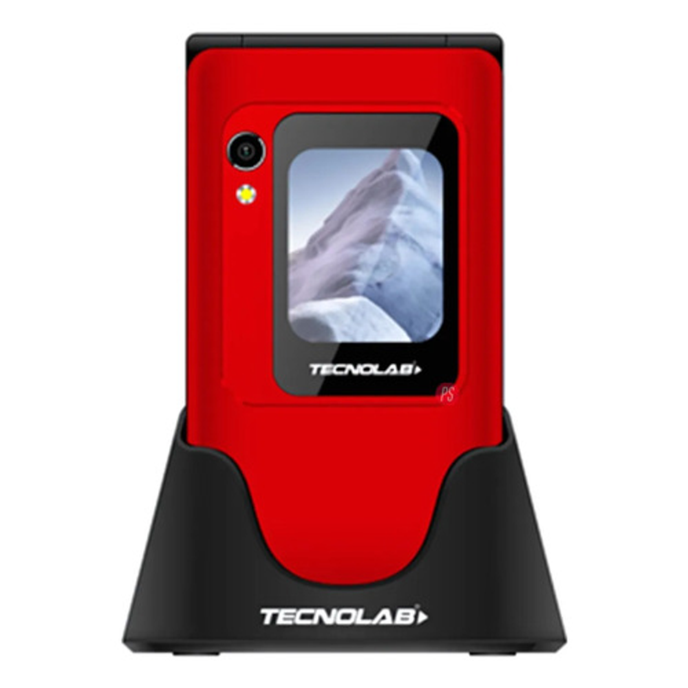 Telefono Senior Adulto Mayor 2.8  Doble Pantalla Rojo Tl705r Rojo