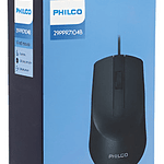 Mouse Usb Philco Ppr7104 Black Color Negro Negro