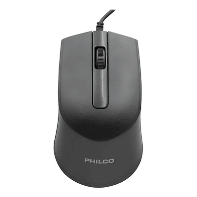 Mouse Usb Philco Ppr7104 Black Color Negro Negro