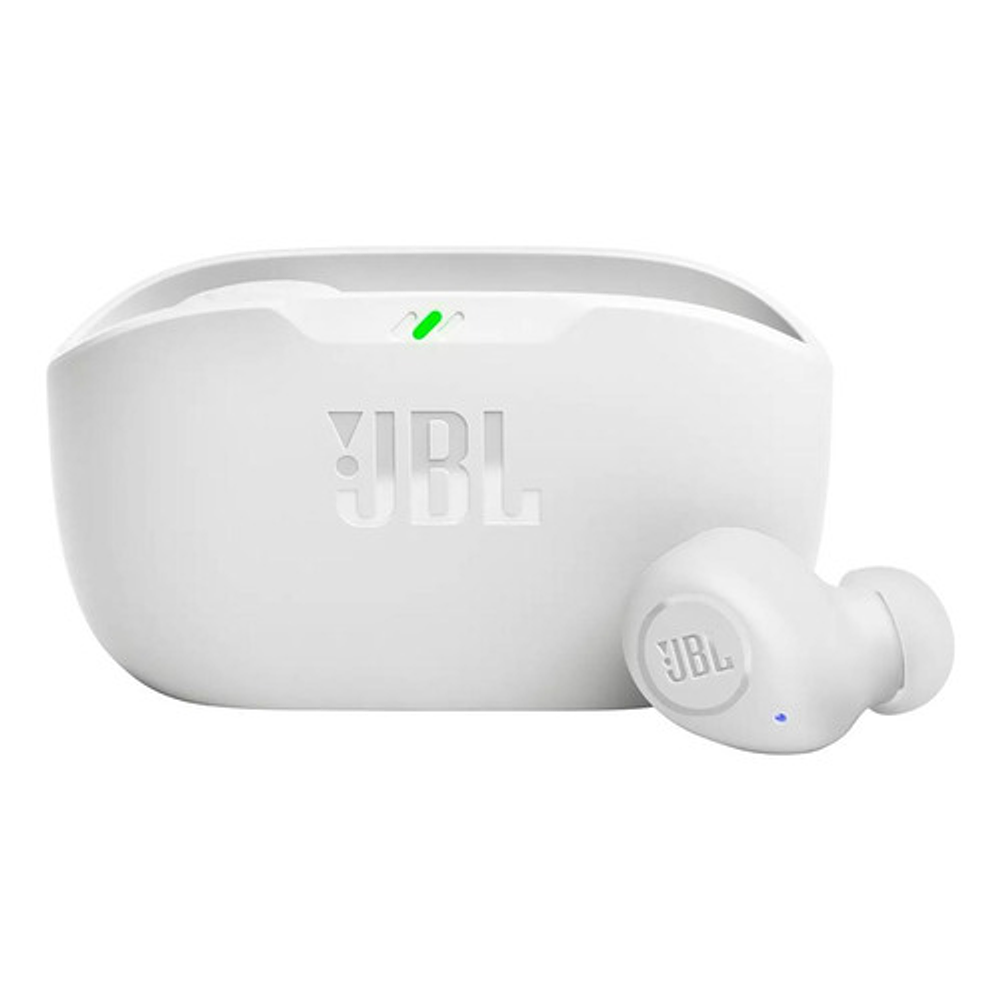 Auriculares Bluetooth Jbl Wave Buds Tws Y Color Blanco