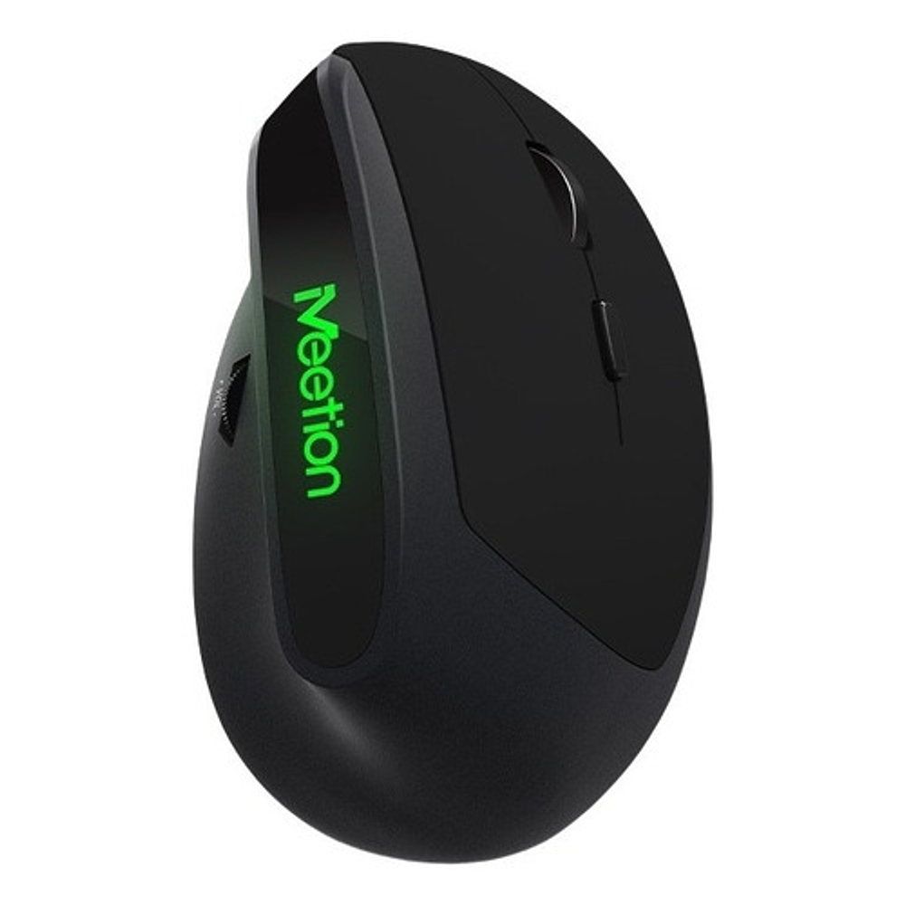 Mouse Meetion R390 Vertical Ergonómico Inalámbrico Color Negro