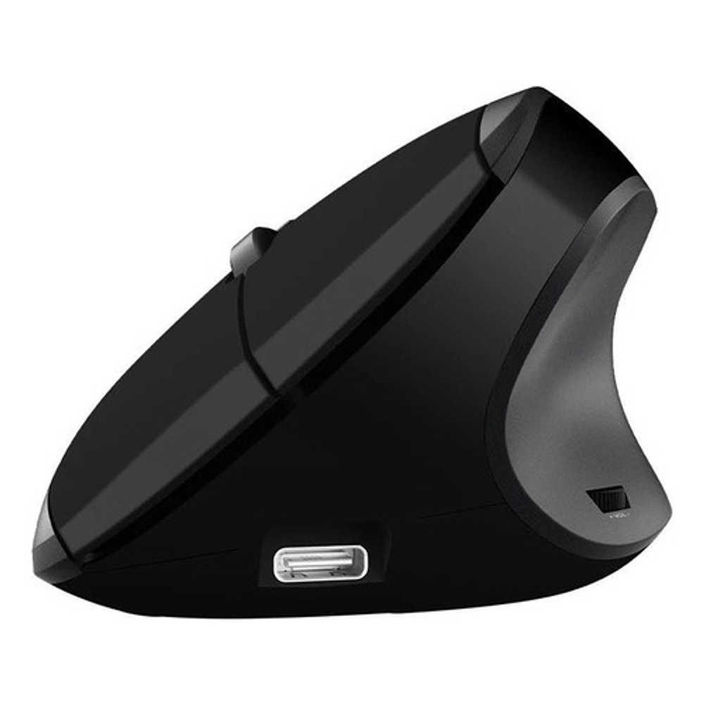 Mouse Meetion R390 Vertical Ergonómico Inalámbrico Color Negro