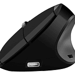 Mouse Meetion R390 Vertical Ergonómico Inalámbrico Color Negro