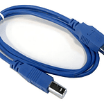 Cable Usb 2.0 Para Impresora Y Scanner A-b 1.5 Metros Color Negro