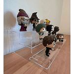 Repisa Acrílica 3 Escalones 30cm La Mejor Calidad! Transparente