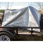 Lona Carpa Multiuso Impermeable 3x5 Mts Gris Con Ojetillos