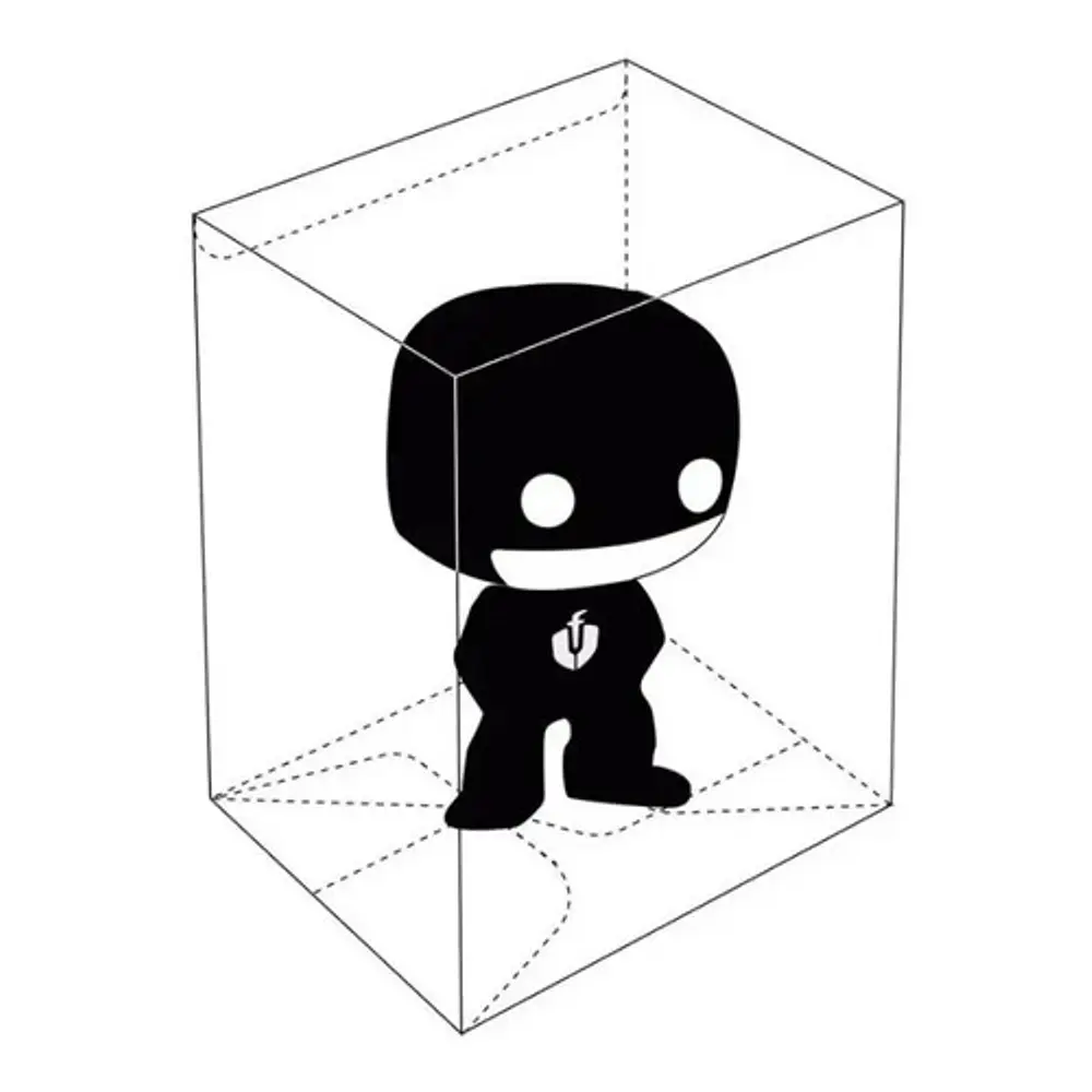 Pack 3 Unidades Protectores Vinilo Transparente Funko Pop!