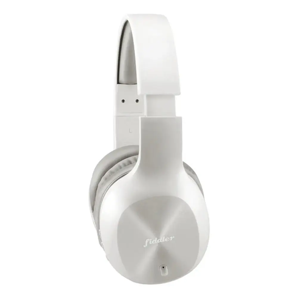 Audífonos Bluetooth On-ear Fiddler Con Manos Libres Blanco Blanco