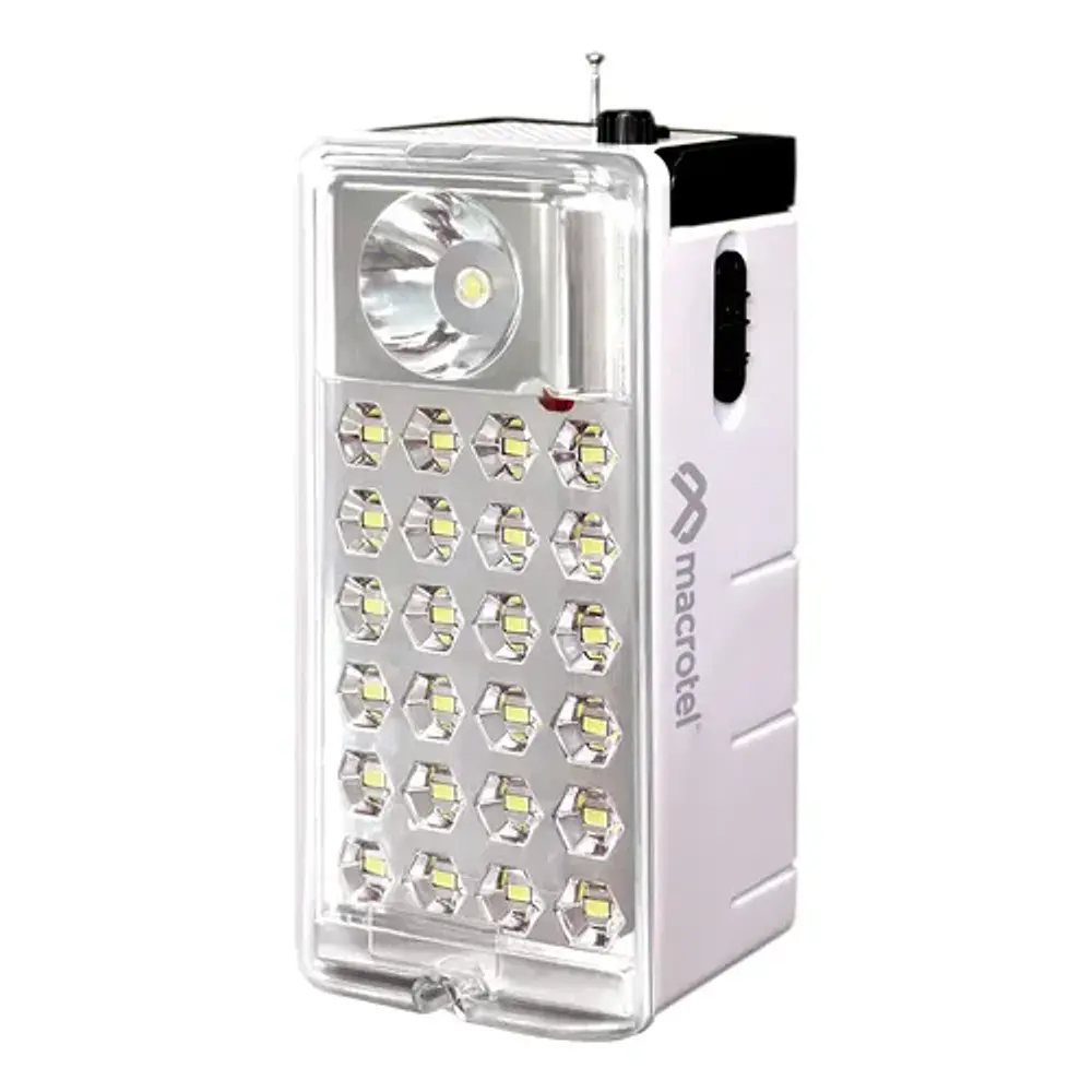 Luz De Emergencia Macrotel Ms-6750r Led Batería Recargable 6w Blanco