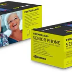 Teléfono Senior Tecnolab 4g Adulto Mayor Almeja Negro TL456BK