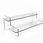 Repisa Acrílica 2 Escalones 30cm Premium