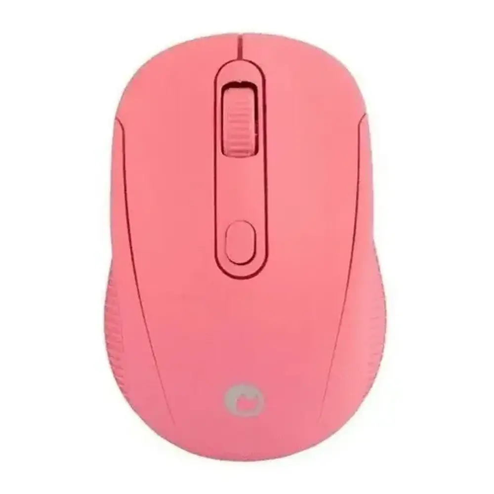 Mouse Inalámbrico Óptico Usb Fiddler Rosado