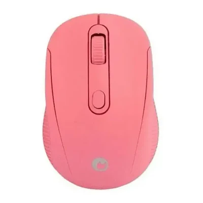 Mouse Inalámbrico Óptico Usb Fiddler Rosado