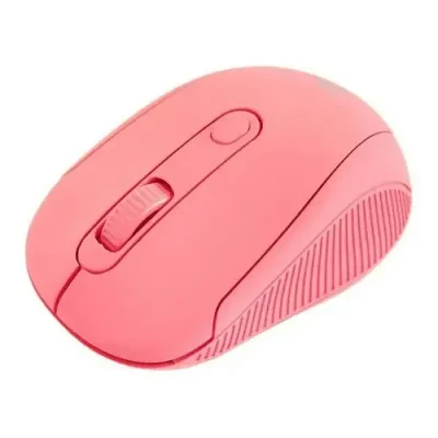 Mouse Inalámbrico Óptico Usb Fiddler Rosado