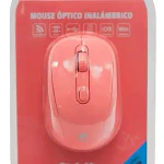 Mouse Inalámbrico Óptico Usb Fiddler Rosado
