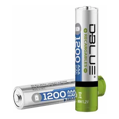 Pack 5 Pilas Recargables AAA Tecnolab 1200mha 