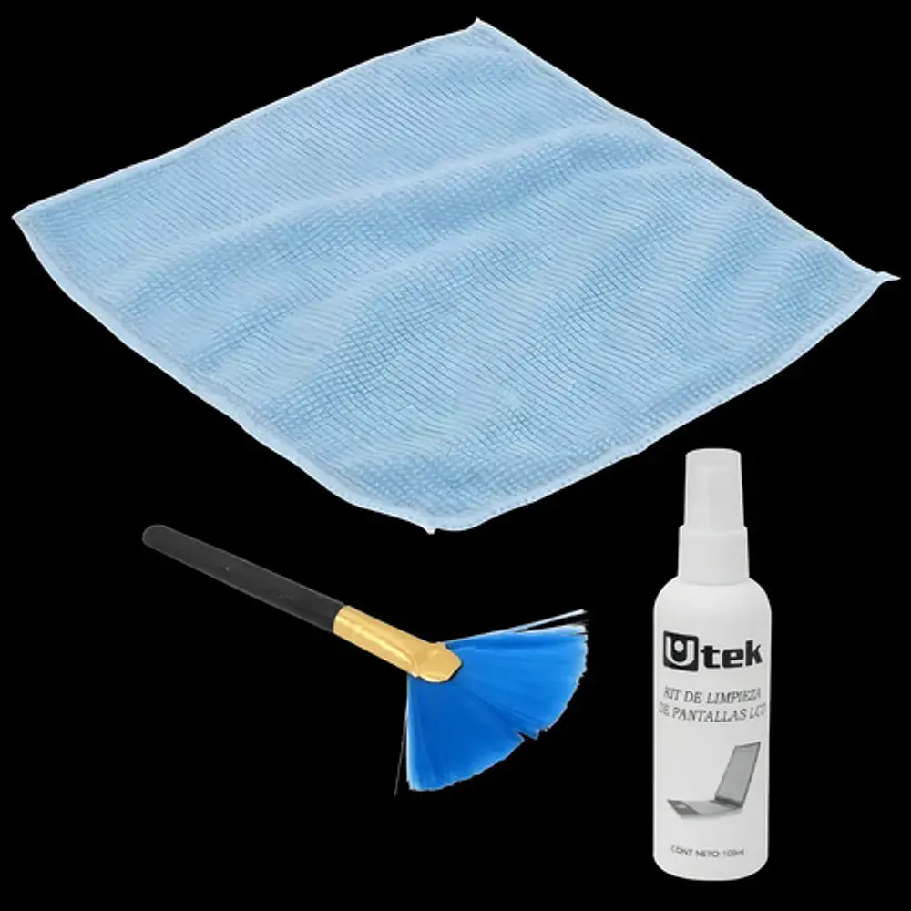 Kit Limpieza pantallas Lcd Tv Notebook Celular 100ml