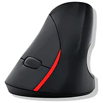 Mouse Vertical Ergonómico Inalámbrico Recargable Tecmaster Negro