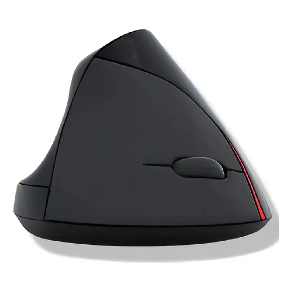 Mouse Vertical Ergonómico Inalámbrico Recargable Tecmaster Negro