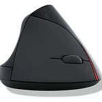 Mouse Vertical Ergonómico Inalámbrico Recargable Tecmaster Negro