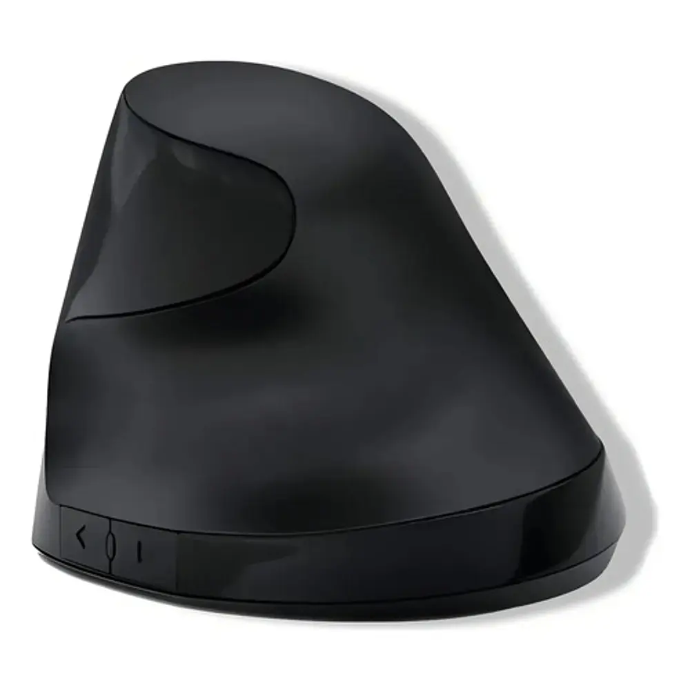 Mouse Vertical Ergonómico Inalámbrico Recargable Tecmaster Negro