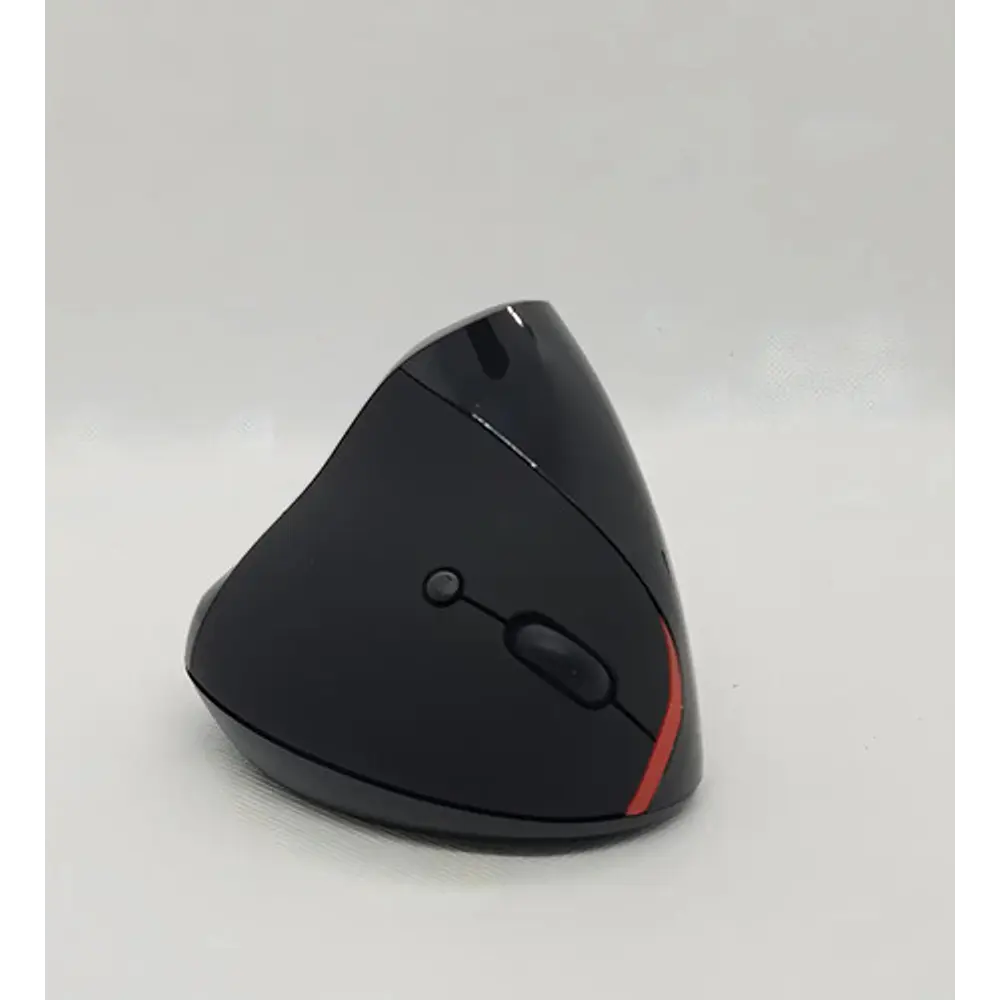 Mouse Vertical Ergonómico Inalámbrico Recargable Tecmaster Negro