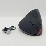 Mouse Vertical Ergonómico Inalámbrico Recargable Tecmaster Negro