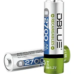 Pack 5 Pilas Recargables AA 2700mah Tecnolab