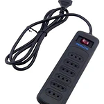 Protector Sobrevoltaje 918 Joules color Negro Philco