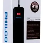 Protector Sobrevoltaje 918 Joules color Negro Philco