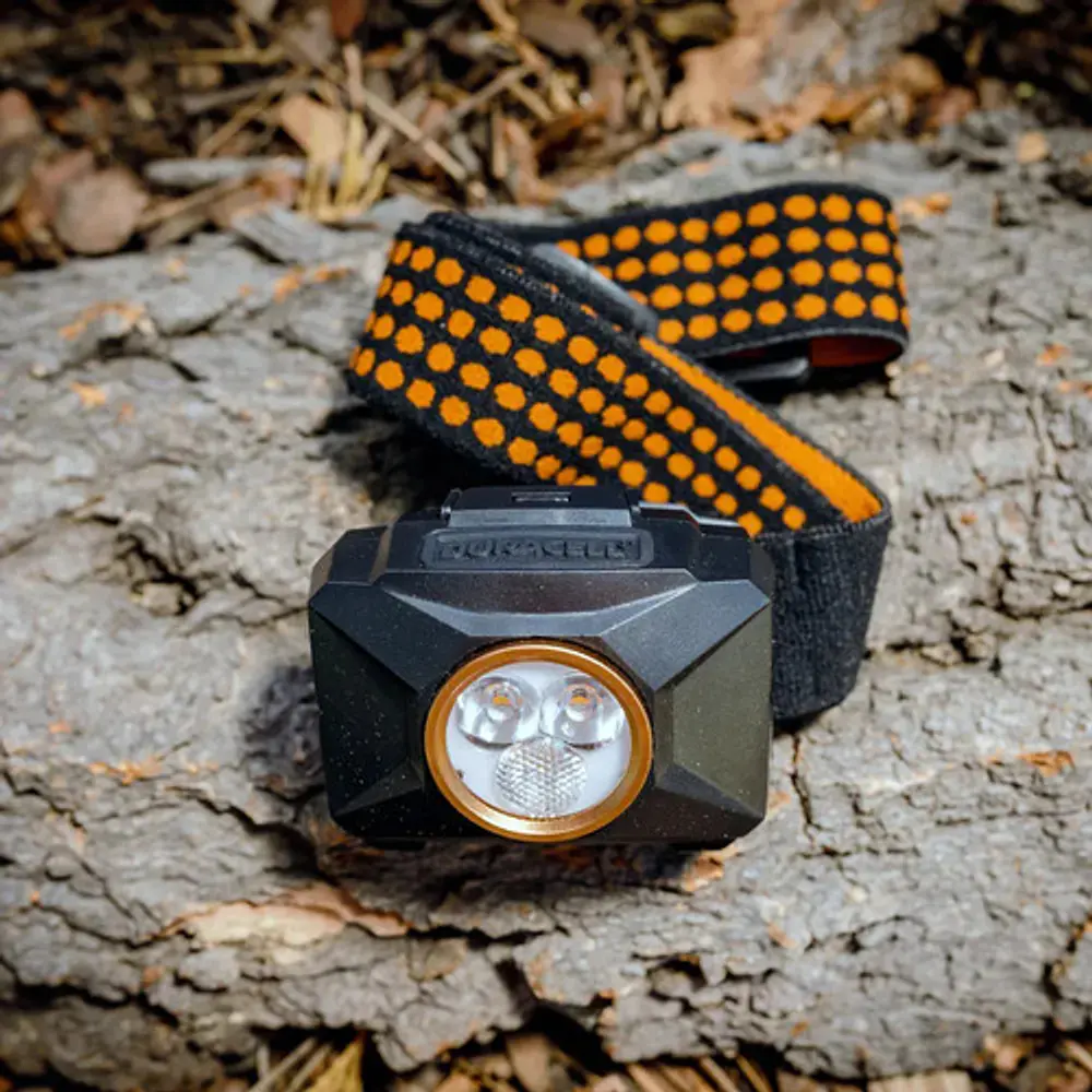 Linterna de Cabeza 200 Lumenes Dh200 Incluye Pilas Negro Duracell