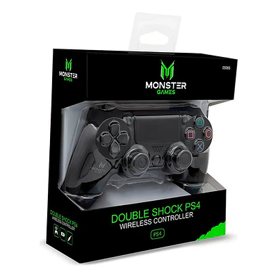 Control Joystick Inalámbrico Monster Compatible Con Ps4 Negro