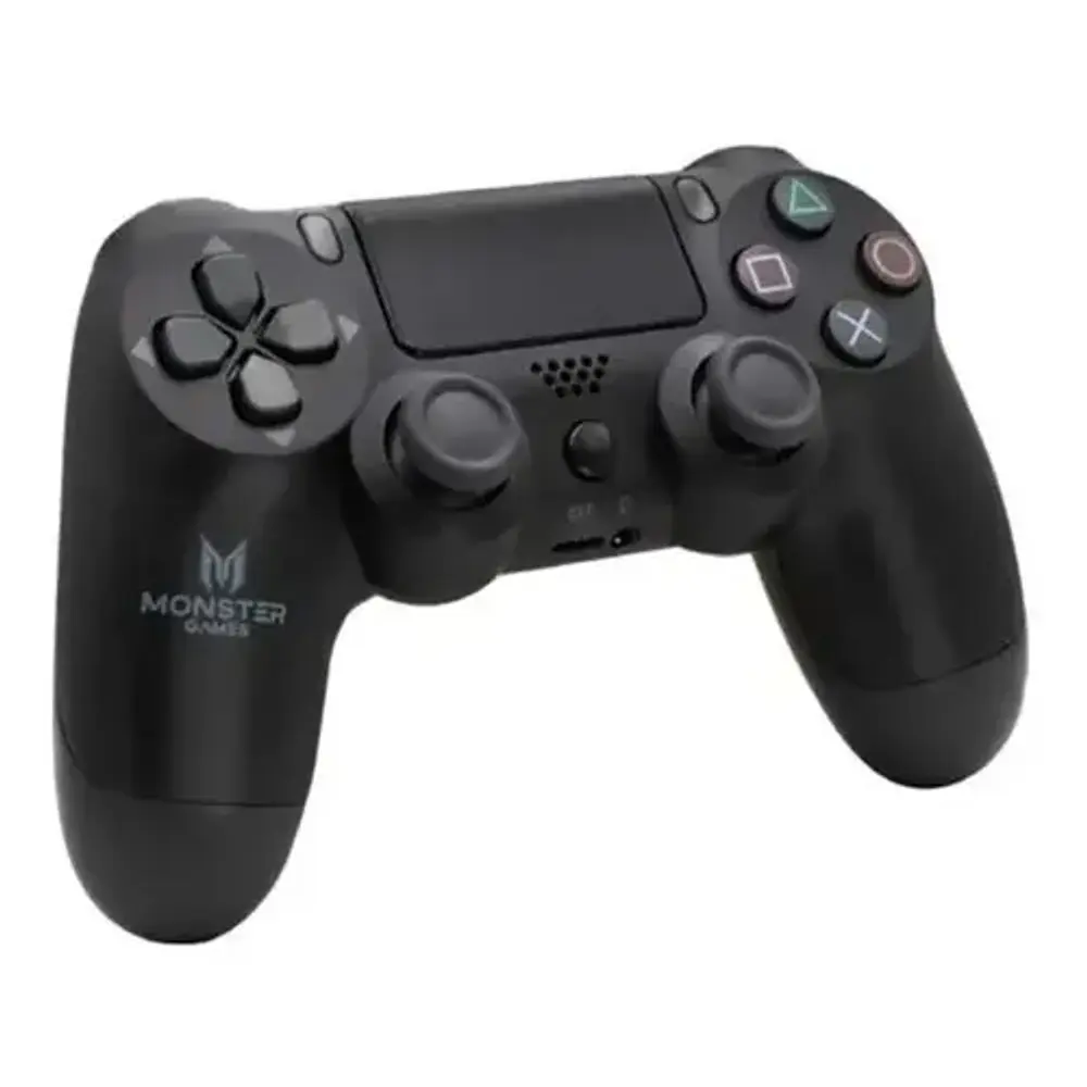 Control Joystick Inalámbrico Monster Compatible Con Ps4 Negro