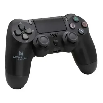 Control Joystick Inalámbrico Monster Compatible Con Ps4 Negro
