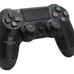 Control Joystick Inalámbrico Monster Compatible Con Ps4 Negro