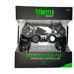 Control Joystick Inalámbrico Monster Compatible Con Ps4 Negro