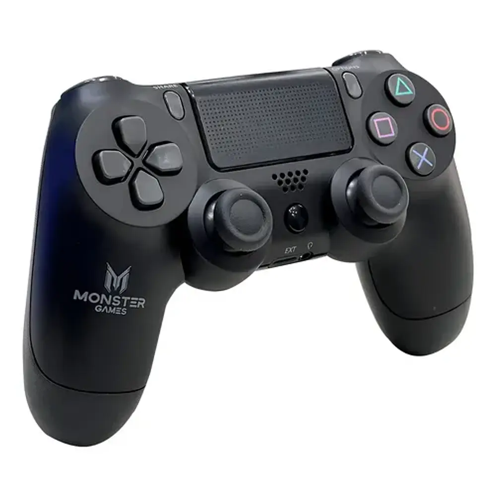 Control Joystick Inalámbrico Monster Compatible Con Ps4 Negro