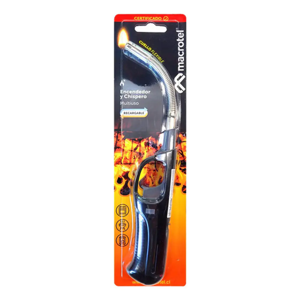 Pack 2 unidades Chisperos Cocina Tubo Flexible Macrotel