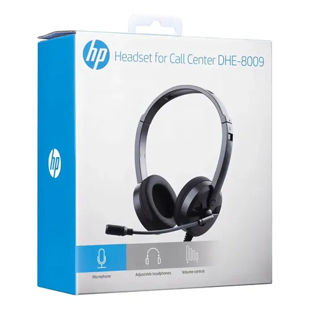 Audifonos con microfono Hp Dhe-800 color Negro HP