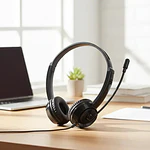 Audifonos con microfono Hp Dhe-800 color Negro HP