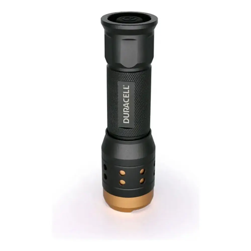 Linterna Duracell Focusing Infinity X1 De 350 Lumenes Negro Duracell