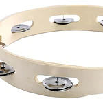 Pandero 10” Madera Sonajas 6 Chapas Hendrix 