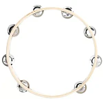 Pandero 10” Madera Sonajas 6 Chapas Hendrix 